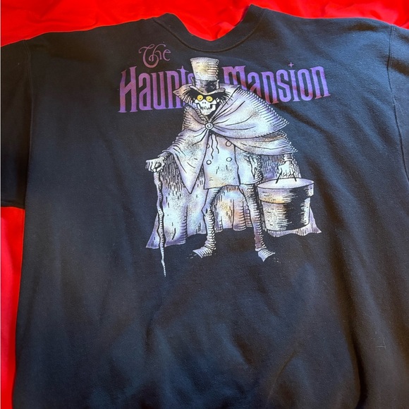 Disney Sweaters - Disney Haunted Mansion “A Ghost Will Follow You Home” Sweatshirt L